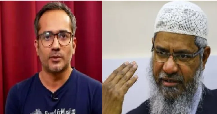 ആരിഫ്ഹുസൈന്‍ തെരുവത്ത് (ഇടത്ത്) സക്കീര്‍ നായിക് (വലത്ത്)