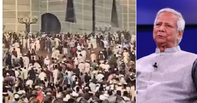 ശരിയത്ത് നിയമം നടപ്പിലാക്കണമെന്ന് ആവശ്യപ്പെട്ട് ബംഗ്ലാദേശ് പാര്‍ലമെന്‍റിലേക്ക് മാര്‍ച്ച് നടത്തി മതമൗലികവാദികള്‍