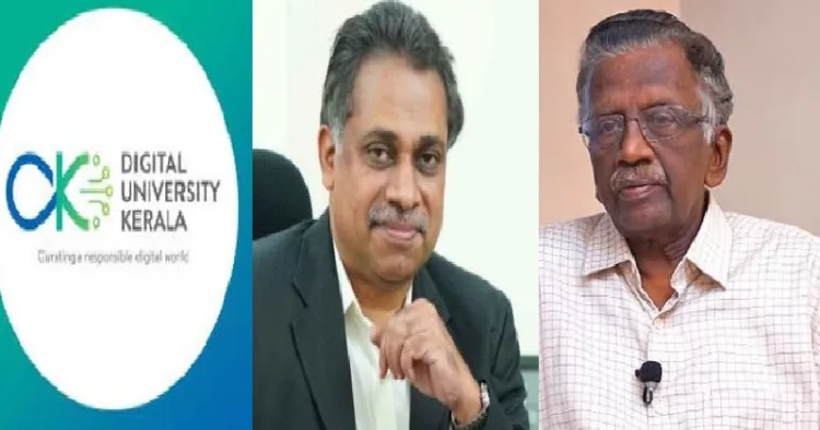 ഡിജിറ്റല്‍ സര്‍വ്വകലാശാല (ഇടത്ത് ) സജി ഗോപിനാഥ് (നടുവില്‍) ആര്‍എസ്. ശശികുമാര്‍ (വലത്ത്)