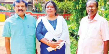 ചുനക്കര നാലാം വാര്‍ഡില്‍ ഗീത തെരഞ്ഞെടുപ്പ് പ്രചരണത്തില്‍