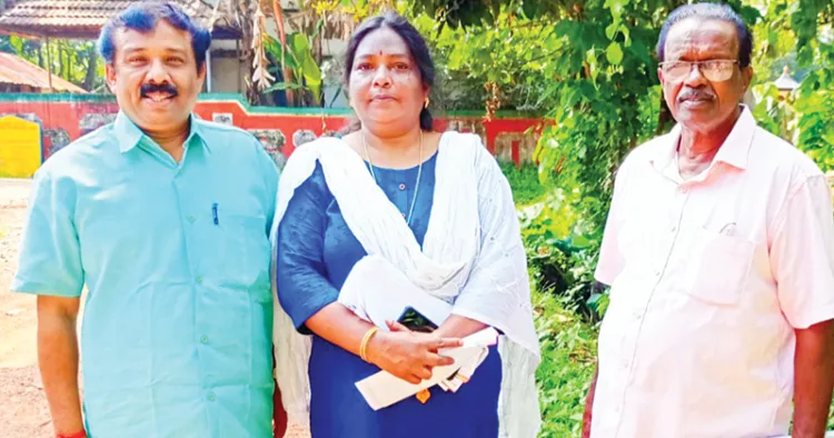 ചുനക്കര നാലാം വാര്‍ഡില്‍ ഗീത തെരഞ്ഞെടുപ്പ് പ്രചരണത്തില്‍