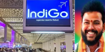 കേന്ദ്രവ്യോമയാനമന്ത്രി രാം മോഹന്‍ നായിഡു (വലത്ത്)