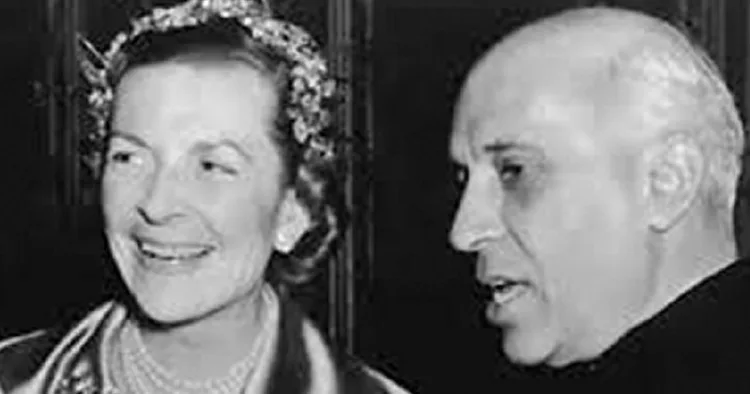 എഡ്വിന മൗണ്ട്ബാറ്റണും ജവഹര്‍ലാല്‍ നെഹ്‌റുവും