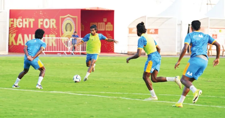 കണ്ണൂര്‍ വാരിയേഴ്‌സ് പരിശീലനത്തില്‍