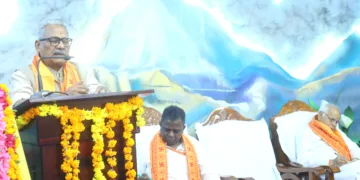 വിദ്യാഭാരതി അഖില ഭാരതീയ ശിബിരം പാറശാല ഭാരതീയ വിദ്യാപീഠം സ്‌കൂളില്‍ ആര്‍എസ്എസ് സഹ സര്‍കാര്യവാഹ് ഡോ. കൃഷ്ണ ഗോപാല്‍ ഉദ്ഘാടനം ചെയ്യുന്നു