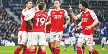 ആഴ്‌സണലിന്റെ വിജയാഹ്ലാദം