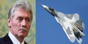 പുടിന്‍റെ പ്രസ് സെക്രട്ടറി പെസ്കോവ് (ഇടത്ത്)