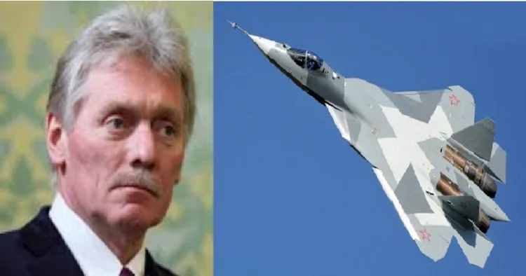 പുടിന്‍റെ പ്രസ് സെക്രട്ടറി പെസ്കോവ് (ഇടത്ത്)