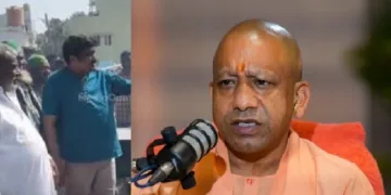 ഡിവൈഎഫ് ഐ നേതാവും എംപിയുമായ റഹിം ബെംഗളൂരുവിലെ യെലഹങ്കയില്‍ മുസ്ലിങ്ങള്‍ അനധികൃതമായി കയ്യേറിയ വീടുകള്‍ ബുള്‍ഡോസര്‍ വെച്ച് ഇടിച്ചുനിരത്തിയ സ്ഥലം സന്ദര്‍ശിക്കുന്നു (ഇടത്ത്)