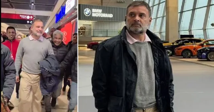 രാഹൂല്‍ ഗാന്ധി ജര്‍മ്മനിയെ ബിഎംഡബ്ല്യു കാര്‍ നിര്‍മ്മാണ പ്ലാന്‍റില്‍ നിന്ന് ഇന്ത്യയിലെ കാര്‍ ഉല്പാദനം മുരടിച്ചുവെന്ന് വിമര്‍ശിക്കുന്നു (വലത്ത്) കണക്കുകള്‍ പ്രകാരം ഇന്ത്യയിലെ കാര്‍ ഉല്‍പാദനം കുതിച്ചുചാടുകയാണ്.