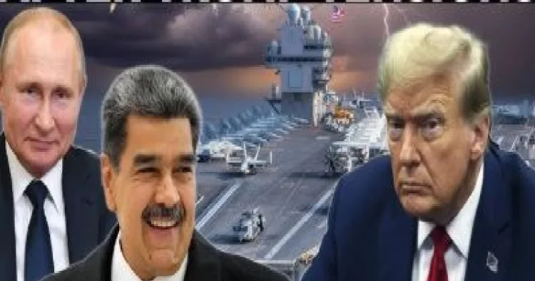 പുടിന്‍ (ഇടത്ത്), മഡൂറോ (നടുവില്‍), ട്രംപ്