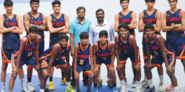 സീനിയര്‍ ബോയ്‌സ് ജേതാക്കളായ സെന്റ് ജോസഫ്‌സ് എച്ച്എസ്എസ് തിരുവനന്തപുരം