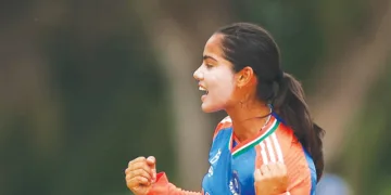 ഭാരത്തിന്റെ പുതുമുഖ സ്പിന്നര്‍ വൈഷ്ണവി ശര്‍മ