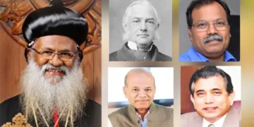 മാര്‍ത്തോമ്മ മാത്യൂസ് തൃതീയന്‍ കത്തോലിക്കാ ബാവ, മാക്‌സ് മുള്ളര്‍, കുമാരസാമി തങ്കരാജന്‍, ഡോ. വസന്ത് ഷിന്‍ഡെ, ലാല്‍ജി സിങ്‌
