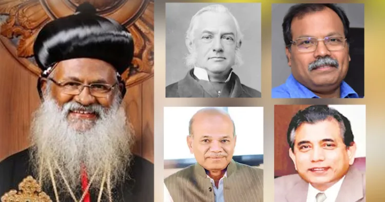 മാര്‍ത്തോമ്മ മാത്യൂസ് തൃതീയന്‍ കത്തോലിക്കാ ബാവ, മാക്‌സ് മുള്ളര്‍, കുമാരസാമി തങ്കരാജന്‍, ഡോ. വസന്ത് ഷിന്‍ഡെ, ലാല്‍ജി സിങ്‌