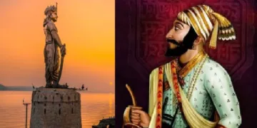 മധ്യപ്രദേശില്‍ സ്ഥാപിച്ച ഭോജരാജാവിന്‍റെ പ്രതിമ (ഇടത്ത്) ക്രൂരനായ ദല്‍ഹി ചക്രവര്‍ത്തി അലാവുദ്ദീന്‍ ഖില്‍ജി (വലത്ത്)