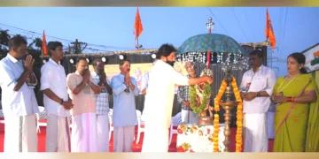 സുകൃത കേരളം ഗോകുല കലായാത്രയുടെ സമാപന പരിപാടി ഡോ. കാഞ്ഞങ്ങാട് രാമചന്ദ്രന്‍ ഉദ്ഘാടനം ചെയ്യുന്നു