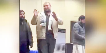 ലഷ്‌കര്‍ ഇ തൊയ്ബയുടെ ഭീകര കാമ്പില്‍ ഹമാസ് നേതാവ് നജി സഹീര്‍ മുഖ്യാതിഥിയായി പങ്കെടുത്തതിന്റെ വീഡിയോ ദൃശ്യം