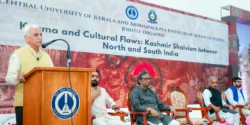 കേരള കേന്ദ്ര സര്‍വകലാശാലയില്‍ ത്രിദിന ദേശീയ സെമിനാര്‍ വൈസ് ചാന്‍സലര്‍ പ്രൊഫ. സിദ്ദു പി. അല്‍ഗുര്‍ ഉദ്ഘാടനം ചെയ്യുന്നു 