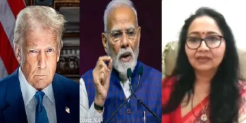 ജ്യോത്സ്യയായ ആചാര്യ റീന ശര്‍മ്മ (വലത്ത്)