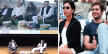 രാഹുല്‍ ഗാന്ധി കൊളംബിയക്കാരിയായ കാമുകി വെറോനിക്ക കാര്‍ട്ടെലിയ്ക്കൊപ്പം (വലത്ത്) കൊളംബിയയില്‍ ഒരു സംഗീതട്രൂപ്പിനൊപ്പം ഡ്രം കൊട്ടുന്ന രാഹുല്‍ ഗാന്ധി (ഇടത്ത് മുകളില്‍) കൊളംബിയയിലെ ഇഐഎ യൂണിവേഴ്സിറ്റിയില്‍ ഇന്ത്യയെ വിമര്‍ശിക്കുന്ന രാഹുല്‍ ഗാന്ധി (ഇടത്ത് താഴെ)