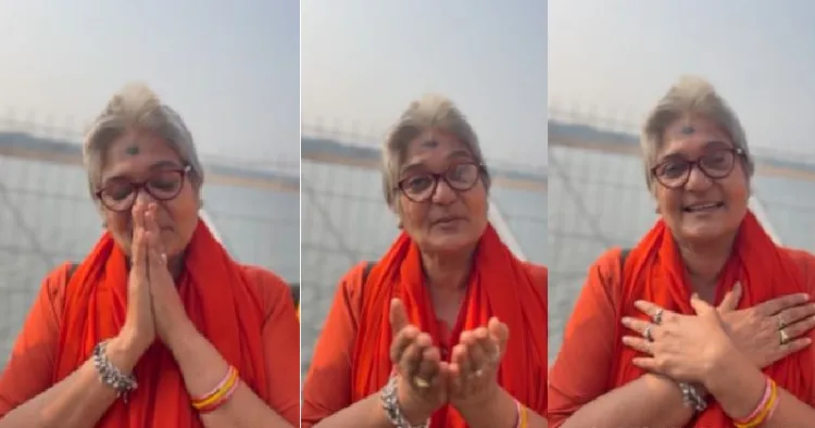 കേരളത്തില്‍ മലപ്പുറം ജില്ലയില്‍ തിരുനാവായ തീരത്ത് മാഘമഹോത്സവത്തില്‍ പങ്കെടുക്കാന്‍ വന്ന മലയാളിയായ സന്യാസിനി