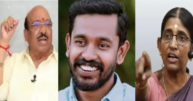 മലപ്പുറം യൂത്ത് കോണ്‍ഗ്രസ് നേതാവ് ഹാരിസ് മുതൂര്‍ (നടുവില്‍)