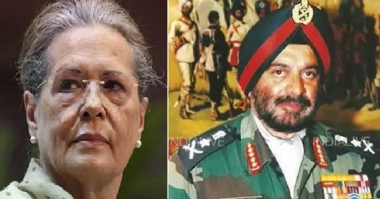 യുപിഎ ഭരണകാലത്ത് കരസേനമേധാവിയായിരുന്ന ജെജെ സിങ്ങ് (വലത്ത്)