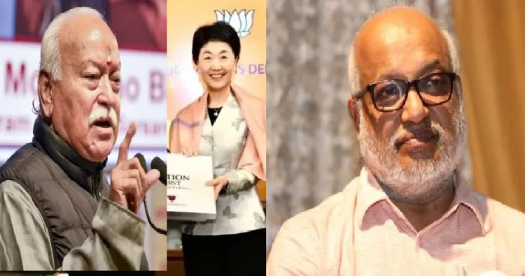 ചൈനീസ് കമ്മ്യൂണിസ്റ്റ് പാര്‍ട്ടിയുടെ ഭാഗമായ ഇന്‍റര്‍നാഷണല്‍ ലെയ്സന്‍ ഡിപാര്‍ട്മെന്‍റിന്‍റെ വൈസ് മിനിസ്റ്ററായ സുന്‍ ഹയാന്‍ (നടുവില്‍)