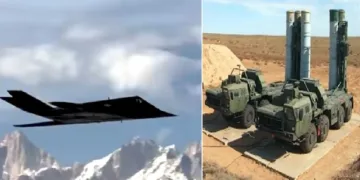 യുഎസിന്‍റെ അത്യാധുനികമായ സ്റ്റെല്‍ത് വിമാനങ്ങള്‍ വെനസ്വേല പര്‍വ്വതങ്ങള്‍ മറയാക്കി കുതിയ്ക്കുന്നു (ഇടത്ത്) റഷ്യയുടെ എസ് 300 എന്ന വ്യോമപ്രതിരോധസംവിധാനം (വലത്ത്)