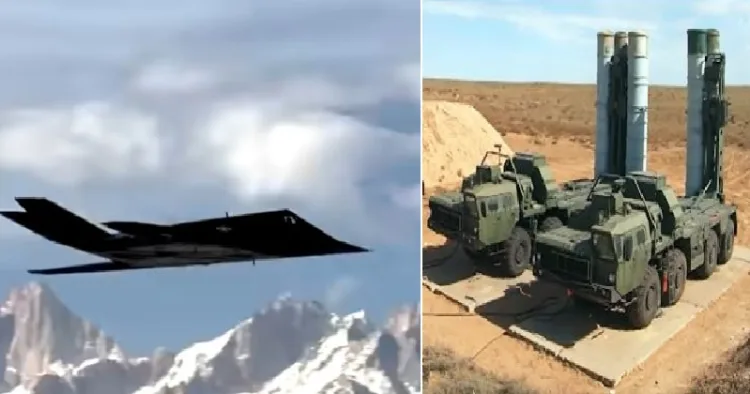 യുഎസിന്‍റെ അത്യാധുനികമായ സ്റ്റെല്‍ത് വിമാനങ്ങള്‍ വെനസ്വേല പര്‍വ്വതങ്ങള്‍ മറയാക്കി കുതിയ്ക്കുന്നു (ഇടത്ത്) റഷ്യയുടെ എസ് 300 എന്ന വ്യോമപ്രതിരോധസംവിധാനം (വലത്ത്)