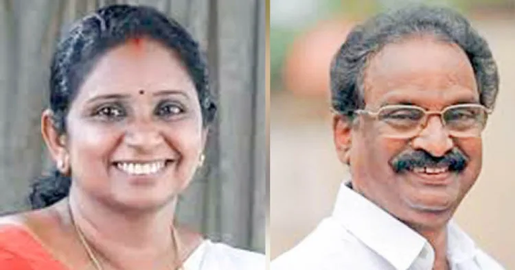 വി.കെ. മിനിമോള്‍, എ.കെ. ബാലന്‍