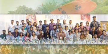 എബിവിപിയുടെ പുതിയ സംസ്ഥാന ഭാരവാഹികള്‍ കോട്ടയത്തെ സമ്മേളന വേദിയില്‍