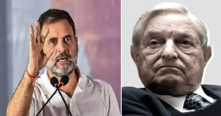 ഡീപ് സ്റ്റേറ്റിന്‍റെ കണ്ണികളില്‍ ഒരാളായ ജോര്‍ജ്ജ് സോറോസ് (വലത്ത്). അമേരിക്കന്‍ ശതകോടീശ്വരനായ ഇദ്ദേഹത്തിന്‍റെ പണം വാങ്ങി പ്രവര്‍ത്തിക്കുന്ന ലക്ഷക്കണക്കിന് എന്‍ജിഒ സംഘടനകള്‍ ഇന്ത്യയില്‍ ഉണ്ട്. ജനാധിപത്യവും സ്വതന്ത്രഭാഷണവും വളര്‍ത്താന്‍ എന്ന പേരില്‍ പ്രവര്‍ത്തിക്കുന്ന ഈ എന്‍ജിഒ സംഘടനകളുടെ പ്രധാനപരിപാടികളില്‍ ഒന്ന് മതപരിവര്‍ത്തനലോബികളെ സഹായിക്കലും ഇന്ത്യയുടെ രഹസ്യവിവരങ്ങള്‍ ചോര്‍ത്തിയെടുക്കലുമാണ്.