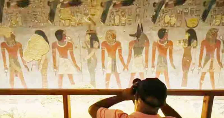 ഈജിപ്ത് ഭരിച്ചിരുന്ന ആമെന്‍ഹോടെപ് മൂന്നാമന്റെ ശവകുടീരത്തിലെ ചിത്രങ്ങള്‍