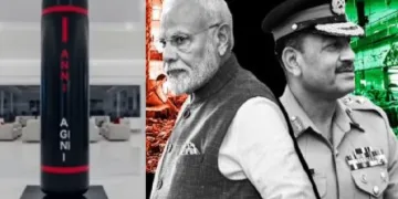 ഇന്ത്യയുടെ ആധുനികമായ ആണവ പോര്‍മുന വഹിയ്ക്കുന്ന മിസൈലായ അഗ്നി. ആണവശേഷിയെ ആധുനികമായി ഉപയോഗിക്കാന്‍ ഇന്ത്യയ്ക്ക് കഴിയുന്നതിന്‍റെ ലക്ഷ്ണമായി കാനിസ്റ്റൈസ് ഡ് മിസൈല്‍ വിഭാഗത്തില്‍ ഉള്‍പ്പെടുന്ന അഗ്നി5 മിസൈലിനെ കണക്കാക്കുന്നു