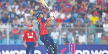 ഇംഗ്ലണ്ടിനെതിരെ ലോകേഷ് ബാമിന്റെ ബാറ്റിങ്‌