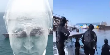 ഇറാനിലെ ഹോര്‍മുസ് കടലിടുക്കില്‍നടത്തുന്ന സംയുക്ത നാവികാഭ്യാസത്തില്‍ പങ്കെടുക്കുന്ന റഷ്യയുടെ നാവികോദ്യോഗസ്ഥര്‍