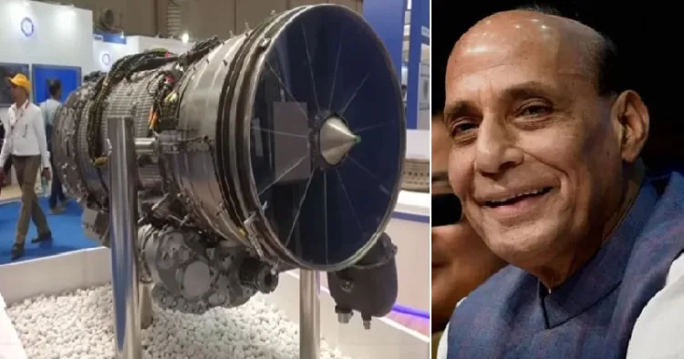 കഴിഞ്ഞ ദിവസം വിജയകരമായി പൂര്‍ത്തിയാക്കിയ കാവേരി എഞ്ചിന്‍ (ഇടത്ത്)