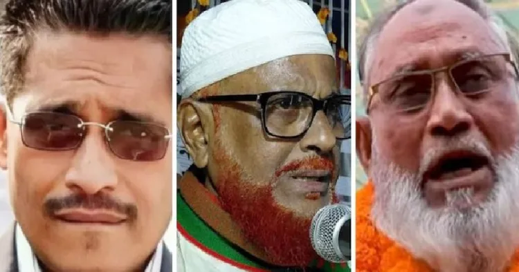 ലുത്ഫുസ്സമാന്‍ ബാബര്‍, അബ്ദുസ്സലാം പിന്‍റു, എടിഎം അസ്ഹറുള്‍ എന്നിവര്‍ (ഇടത്ത് നിന്നും വലത്തോട്ട്)