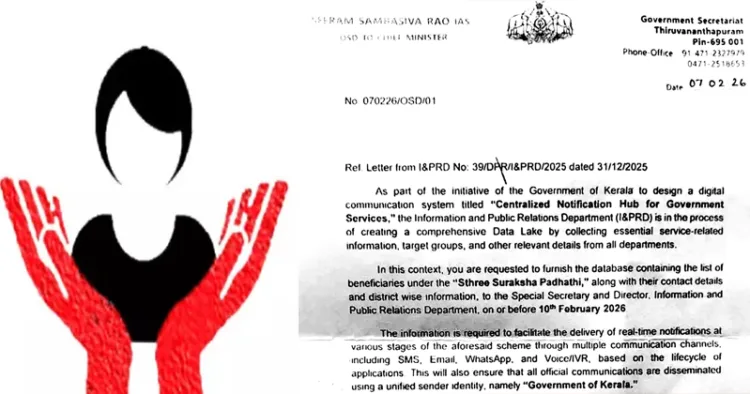 മുഖ്യമന്ത്രിയുടെ ഒഎസ്ഡി ശ്രീറാം സാംബശിവറാവു
വിന്റെ കത്തിന്റെ പകര്‍പ്പ്‌