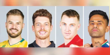 എയ്‌ദെന്‍ മാര്‍ക്രം, മിച്ചല്‍ സാന്റ്‌നര്‍, ഹാരി ബ്രൂക്ക്, സൂര്യകുമാര്‍ യാദവ്‌