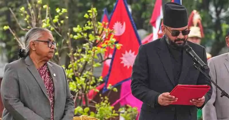 ബാലെൻ ഷാ സത്യപ്രതിജ്ഞ ചെയ്തു; നേപ്പാളിലെ ഏറ്റവും പ്രായം കുറഞ്ഞ പ്രധാനമന്ത്രി