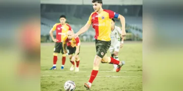 ഈസ്റ്റ് ബംഗാള്‍-മുഹമ്മദന്‍ സ്‌പോര്‍ട്ടിങ് ക്ലബ്ബ് മത്സരത്തില്‍ നിന്ന്‌