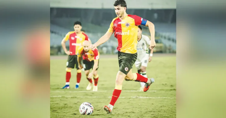 ഈസ്റ്റ് ബംഗാള്‍-മുഹമ്മദന്‍ സ്‌പോര്‍ട്ടിങ് ക്ലബ്ബ് മത്സരത്തില്‍ നിന്ന്‌