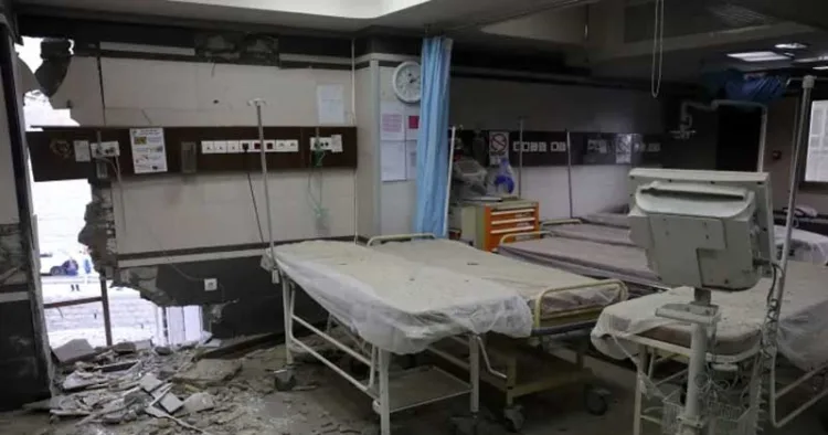 വടക്കന്‍ ടെഹ്റാനിലുള്ള ഗാന്ധി ആശുപത്രിക്ക് നേരെ
ഇസ്രയേല്‍ വ്യോമാക്രമണം നടത്തിയപ്പോള്‍