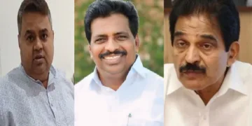 ഹരിയാനയിലെ കോണ്‍ഗ്രസ് നേതാവ് ഗൗരവ് കുമാര്‍ (ഇടത്ത്)