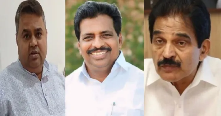 ഹരിയാനയിലെ കോണ്‍ഗ്രസ് നേതാവ് ഗൗരവ് കുമാര്‍ (ഇടത്ത്)