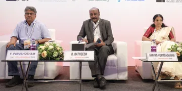 കൊച്ചിയില്‍ നടന്ന അന്താരാഷ്ട്ര 'ഗ്രാഫിന്‍ 2026'ന്റെ സമാപന സമ്മേളനത്തില്‍ സി- മെറ്റ് ഡയറക്ടര്‍ ജനറല്‍ ഡോ. ആര്‍. രതീഷ്, സി- മെറ്റ് തൃശൂര്‍ സെന്‍സേഴ്‌സ് ആന്‍ഡ് എനര്‍ജി മെറ്റീരിയല്‍സ് ഗ്രൂപ്പ് ഹെഡ് ഡോ. എ. സീമ എന്നിവര്‍