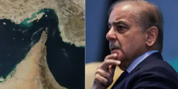 ഹോര്‍മുസ് കടലിടുക്ക് (ഇടത്ത്) പാക് പ്രധാനമന്ത്രി ഷെഹ്ബാസ് ഷെരീഫ് (വലത്ത്)